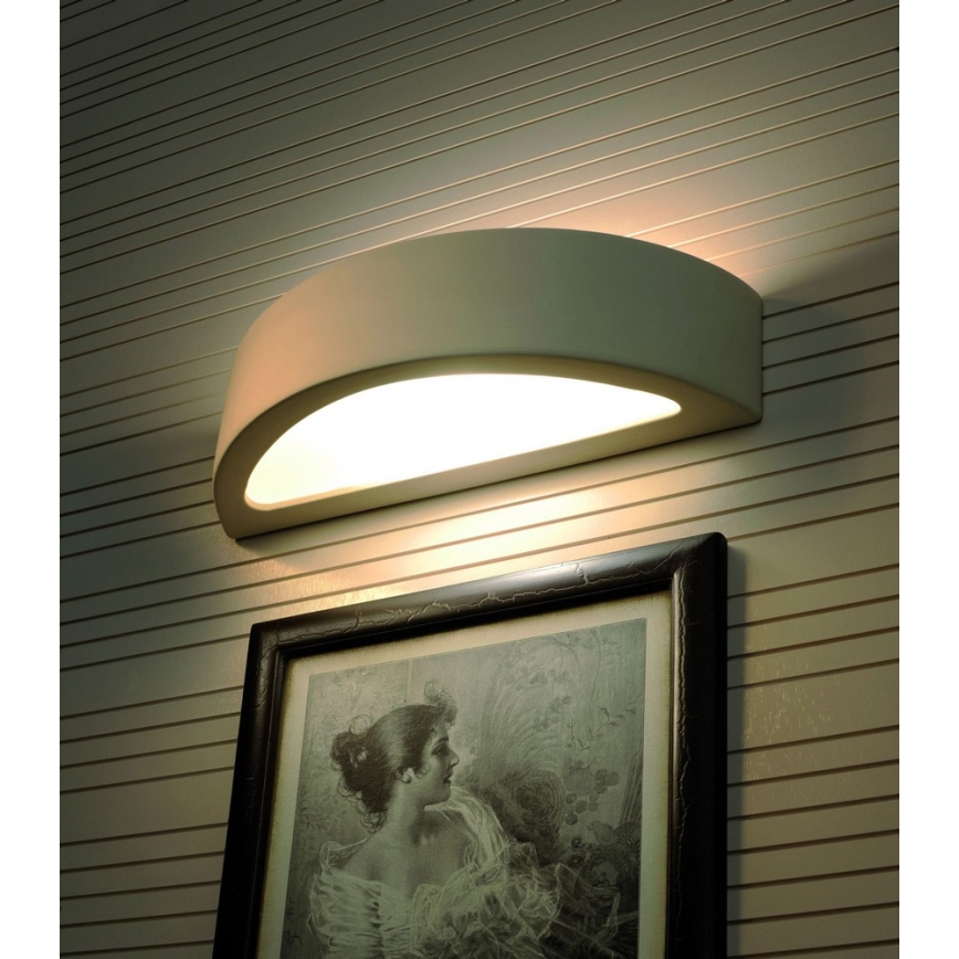 Kinkiet ATENA 1xE27/60W/230V 40,5 cm biały