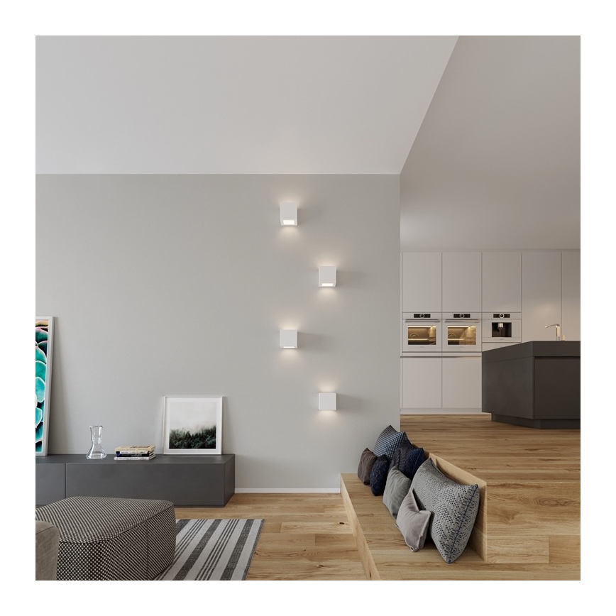Sollux SL.0005 - Kinkiet LEO 1xE27/60W/230V biały