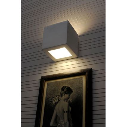 Sollux SL.0005 - Kinkiet LEO 1xE27/60W/230V biały