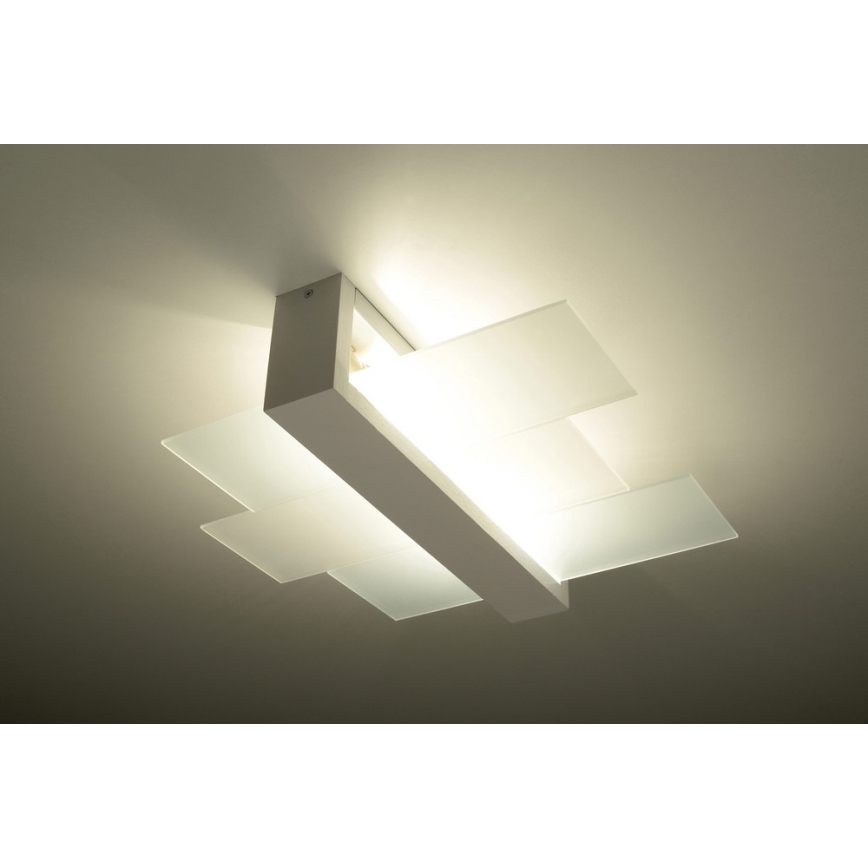 Plafon FENIKS 2 2xE27/60W/230V brzoza/buk/biały