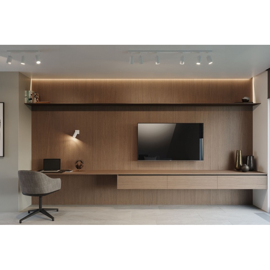 Sollux SL.0089 - Plafon RING 3 3xGU10/40W/230V biały