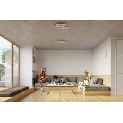 Sollux SL.0198 - Plafon FABIANO 3xE27/60W/230V biały/chrom