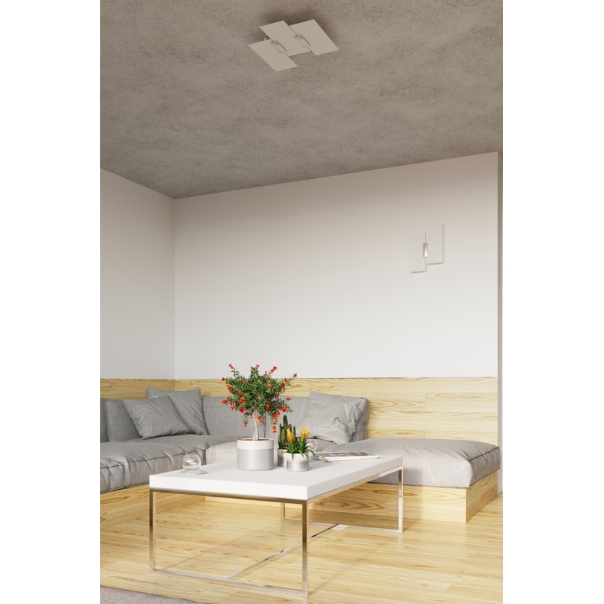 Sollux SL.0198 - Plafon FABIANO 3xE27/60W/230V biały/chrom