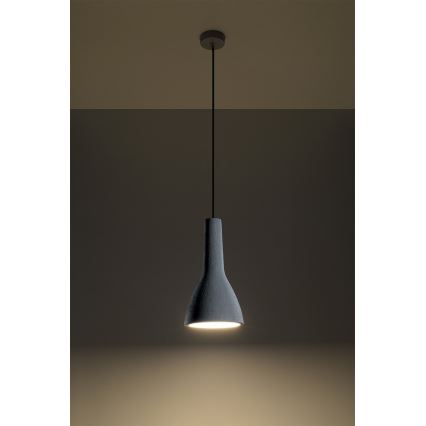 Lampa wisząca na linkę EMPOLI 1xE27/15W/230V beton