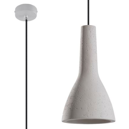 Lampa wisząca na linkę EMPOLI 1xE27/15W/230V beton