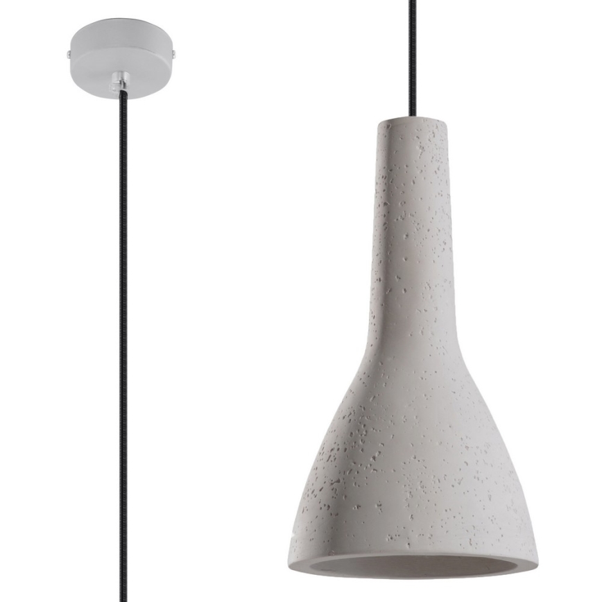 Lampa wisząca na linkę EMPOLI 1xE27/15W/230V beton