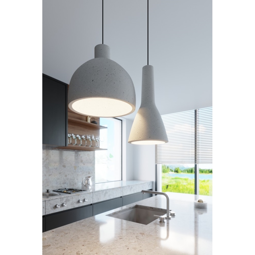 Żyrandol na lince DAMASO 1xE27/60W/230V beton