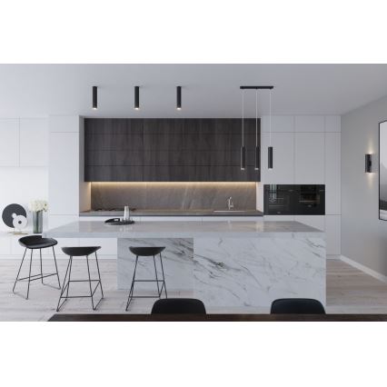Sollux SL.0327 - Żyrandol na lince LAGOS 1 1xGU10/40W/230V czarny