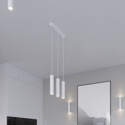 Sollux SL.0435 - Plafon LAGOS 1xGU10/40W/230V biały