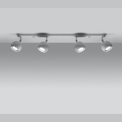 Oświetlenie punktowe sufitowe OCULARE 4xGU10/10W/230V
