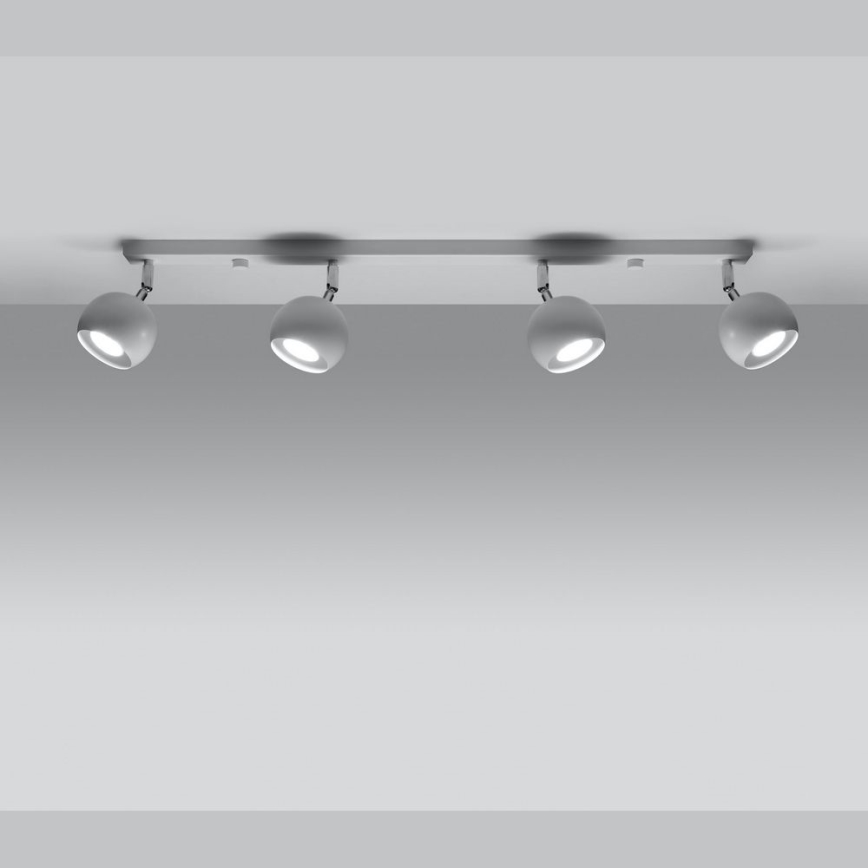 Oświetlenie punktowe sufitowe OCULARE 4xGU10/10W/230V