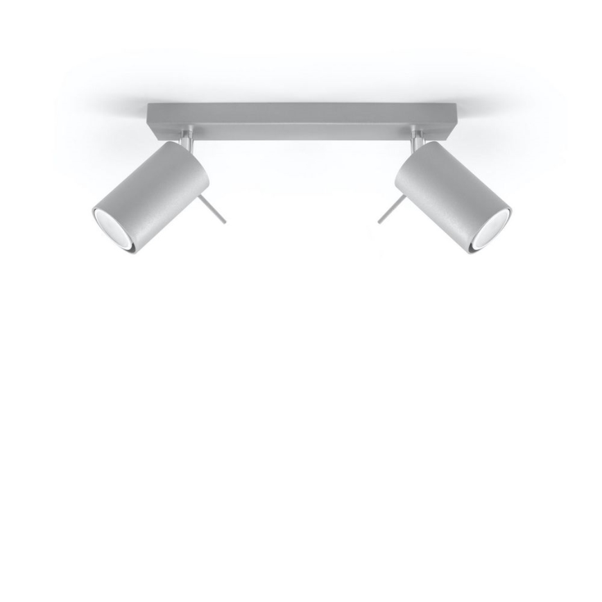 Oświetlenie punktowe sufitowe RING 2xGU10/10W/230V