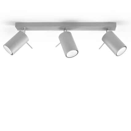 Oświetlenie punktowe sufitowe RING 3xGU10/10W/230V