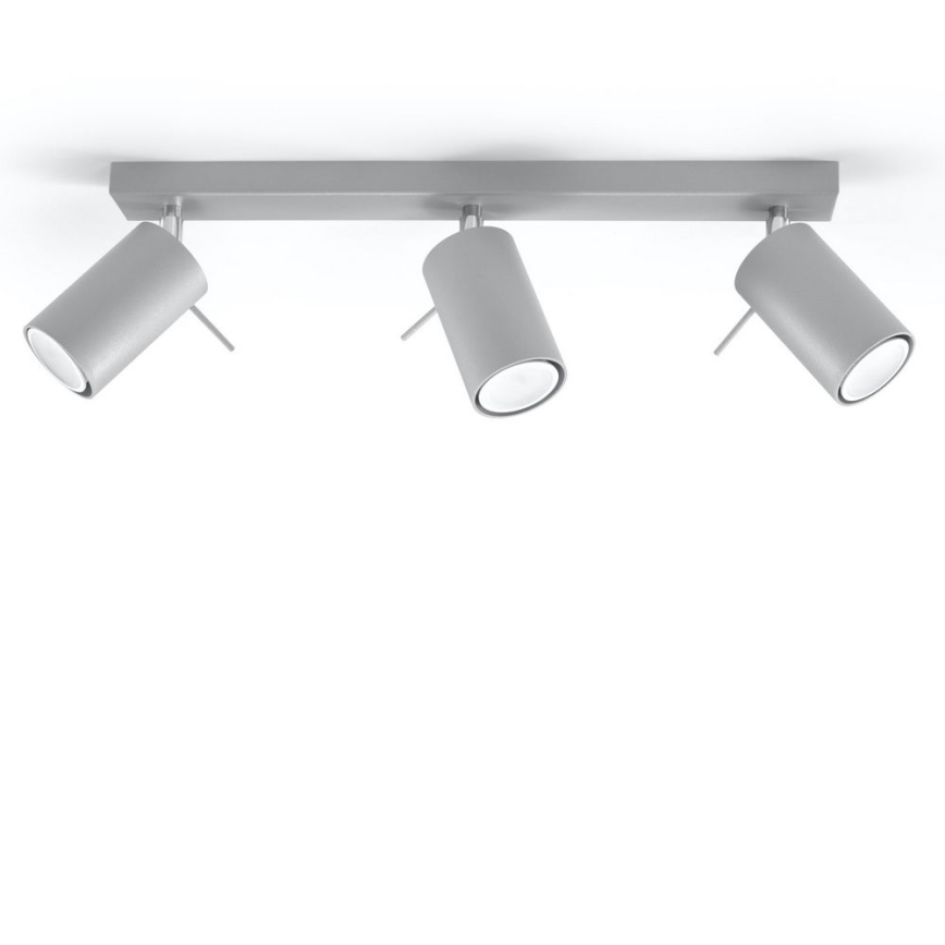 Oświetlenie punktowe sufitowe RING 3xGU10/10W/230V