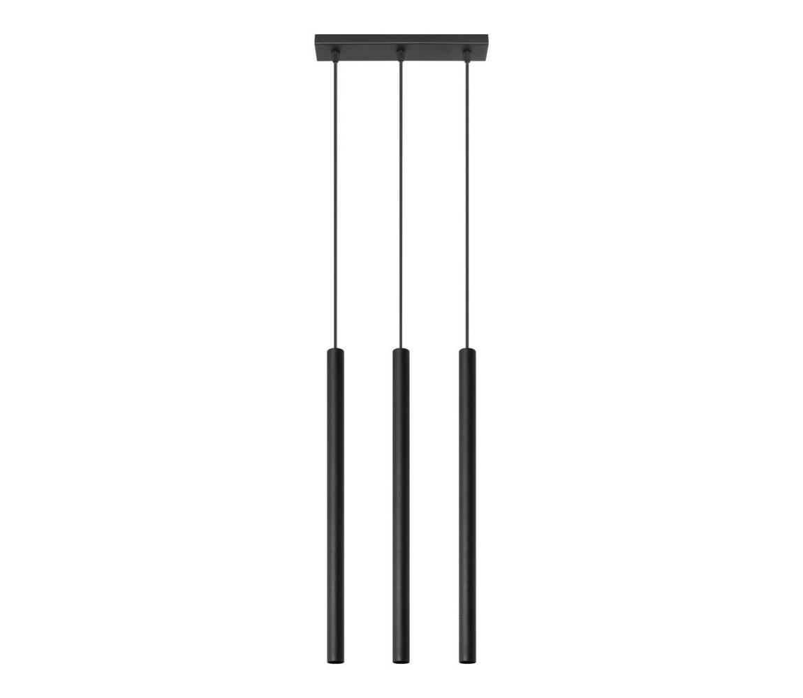 SL.0470 - Żyrandol na lince PASTELO 3 3xG9/8W/230V czarny