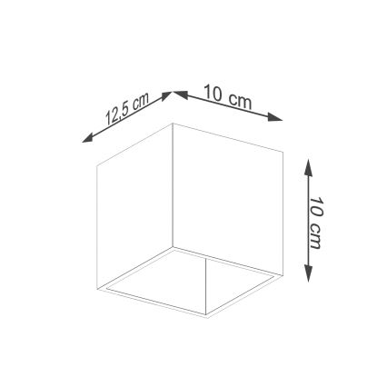 Kinkiet punktowy QUAD 1xG9/8W/230V beton