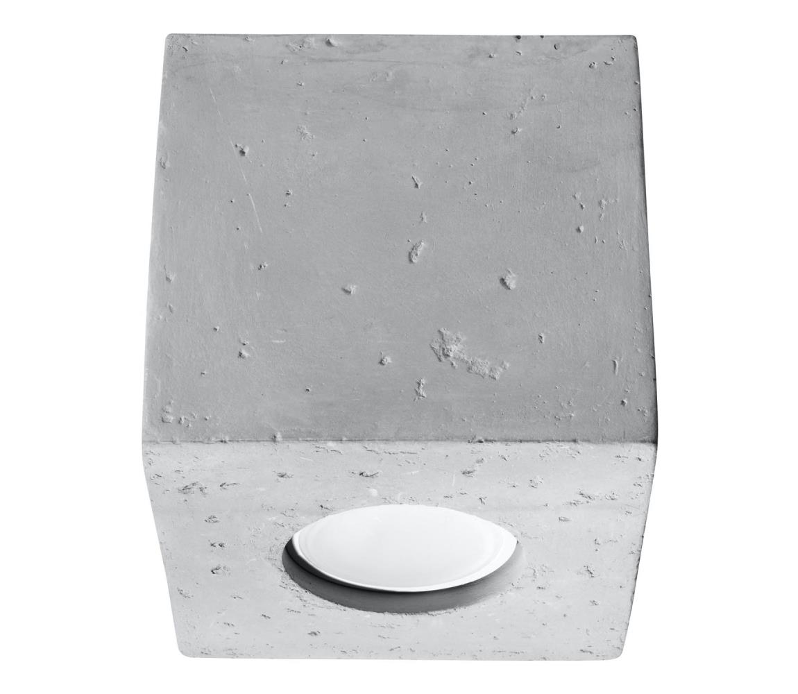 SL.0489 - Oświetlenie punktowe QUAD 1xGU10/10W/230V beton