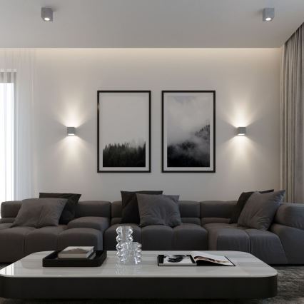 Sollux SL.0489 - Plafon QUAD 1xGU10/40W/230V beton
