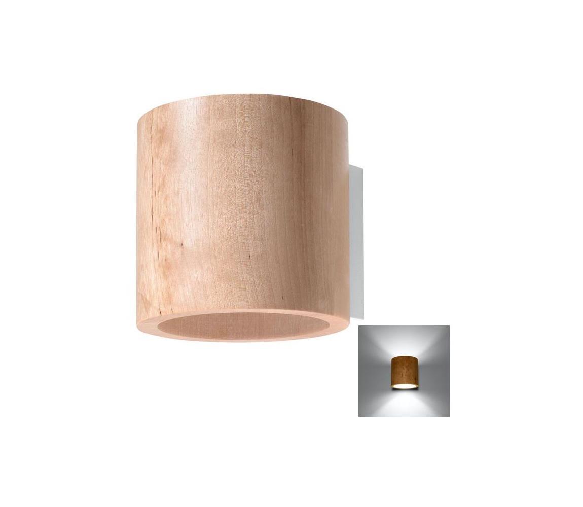 SL.0490 - Kinkiet ORBIS 1xG9/40W/230V drewno