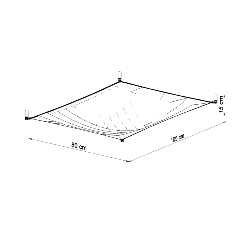 Oprawa sufitowa LED LUNA 2xG13/8,5W/230V 80x105 cm biała