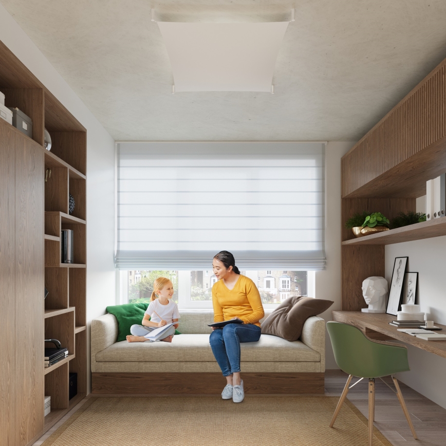 Oprawa sufitowa LED LUNA 4xG13/8,5W/230V 10,5x10,5 cm biała