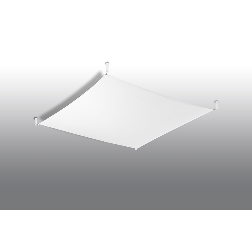 Oprawa sufitowa LED LUNA 4xG13/8,5W/230V 10,5x10,5 cm biała