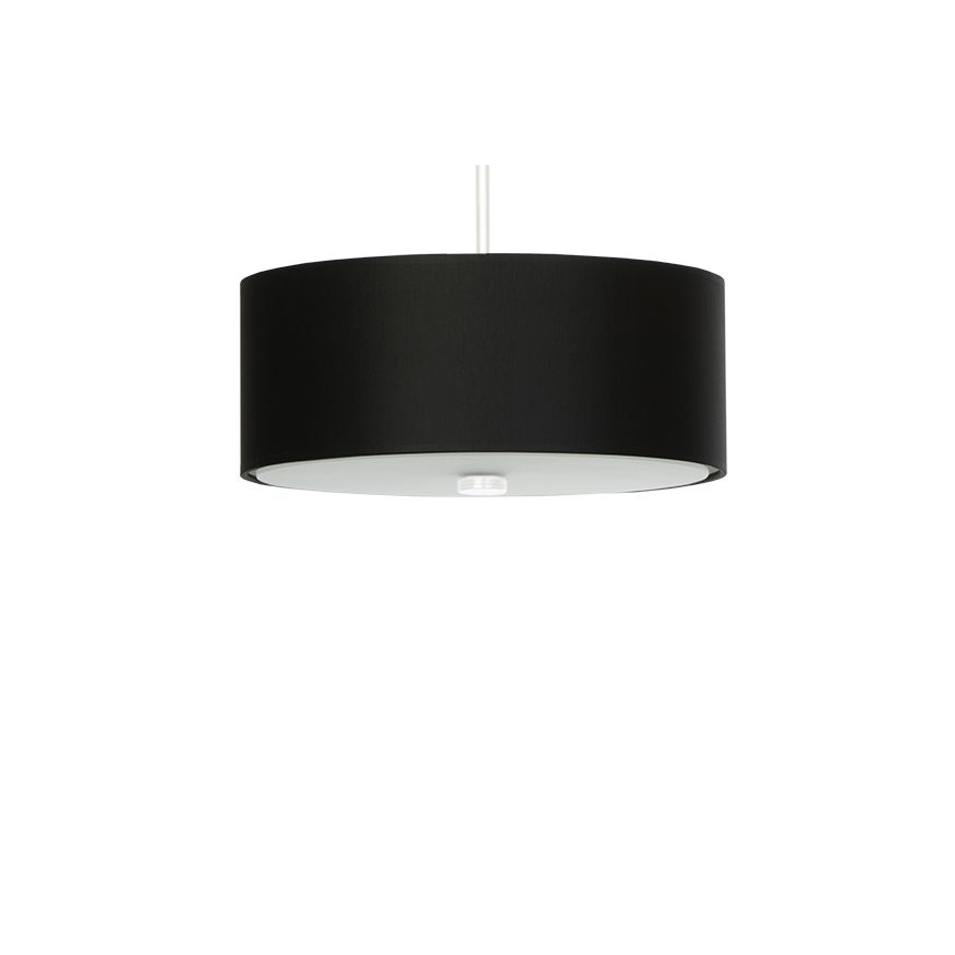 Żyrandol na lince SKALA 3xE27/60W/230V śr. 30 cm czarny