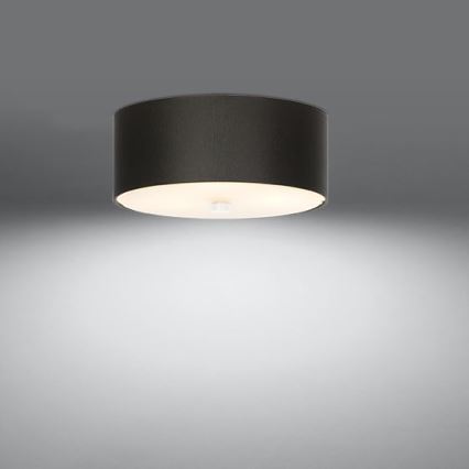 Lampa sufitowa SKALA 3xE27/60W/230V śr. 30 cm czarna