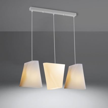 Żyrandol na lince BLUM 3xE27/60W/230V biały