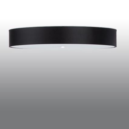 Plafon SKALA 6xE27/60W/230V śr. 90 cm czarny