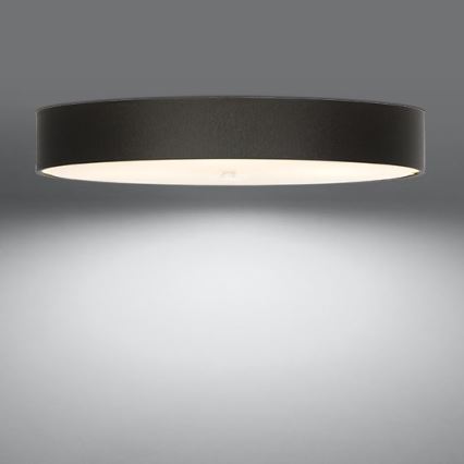 Plafon SKALA 6xE27/60W/230V śr. 90 cm czarny