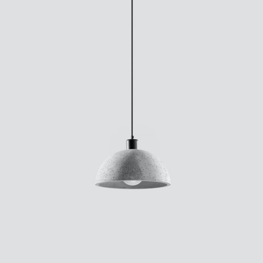 Lampa wisząca na przewodzie PABLITO 1xE27/60W/230V beton