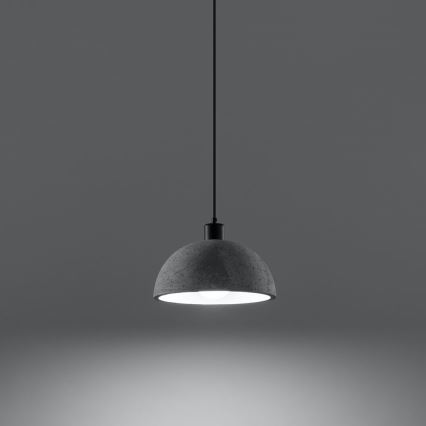Lampa wisząca na przewodzie PABLITO 1xE27/60W/230V beton