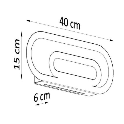 Kinkiet SACCON 2xG9/40W/230V