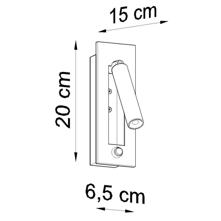 Reflektor ścienny ENIF 1xG9/12W/230V