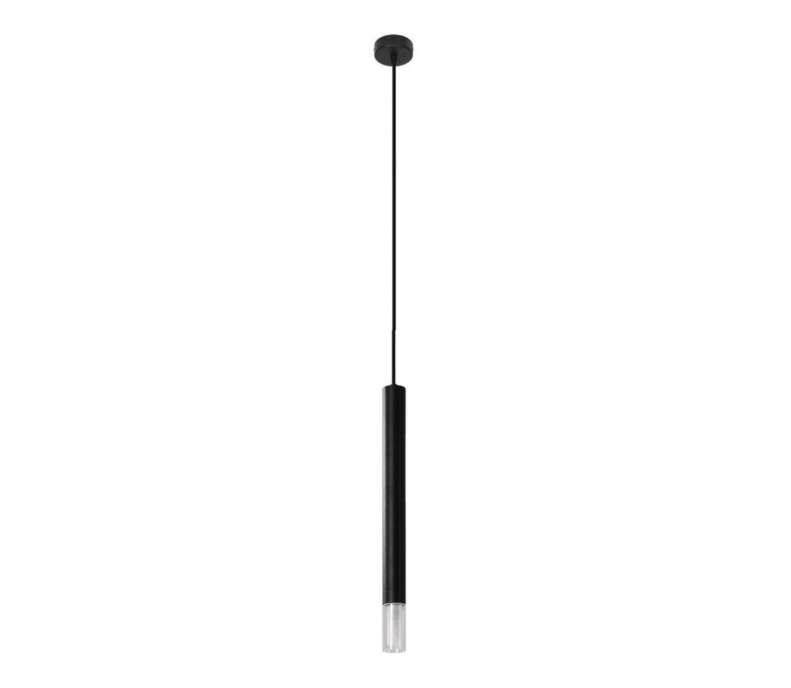 SL.0960 - Żyrandol na lince VIZIER 1xG9/40W/230V czarny