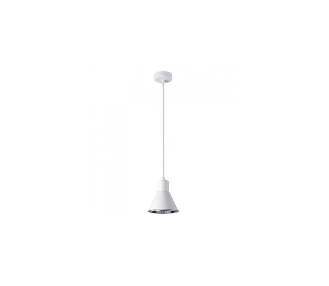 SL.0987 - Żyrandol na lince TAZILA 1xES111/60W/230V biały