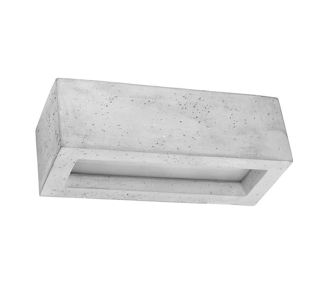 SL.0992 - Kinkiet VEGA 1xE27/60W/230V 30 cm beton
