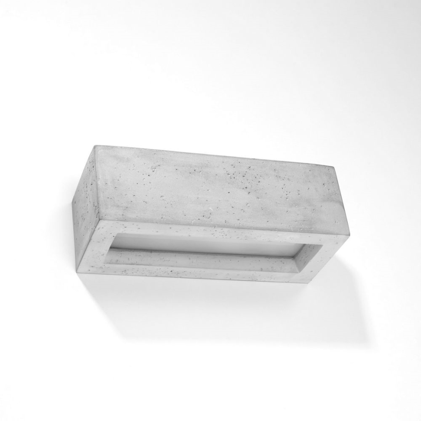 Kinkiet VEGA 1xE27/60W/230V 30 cm beton