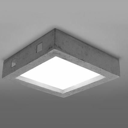 LED Plafon RIZA LED/18W/230V beton