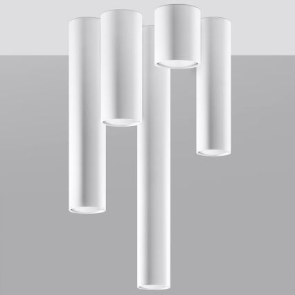Oświetlenie punktowe LAGOS 1xGU10/10W/230V 20 cm biały