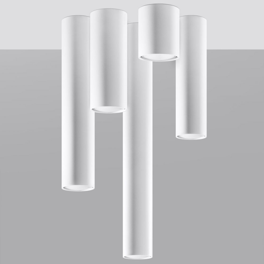 Oświetlenie punktowe LAGOS 1xGU10/10W/230V 20 cm biały