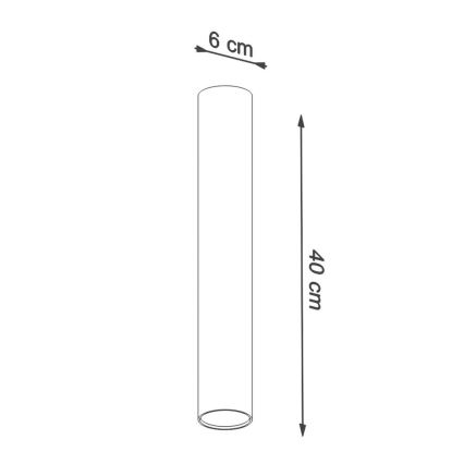 Oświetlenie punktowe LAGOS 1xGU10/10W/230V 40 cm biały