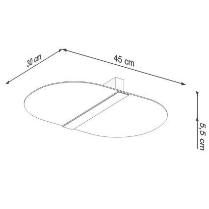 Plafon SALIA 2xG9/40W/230V