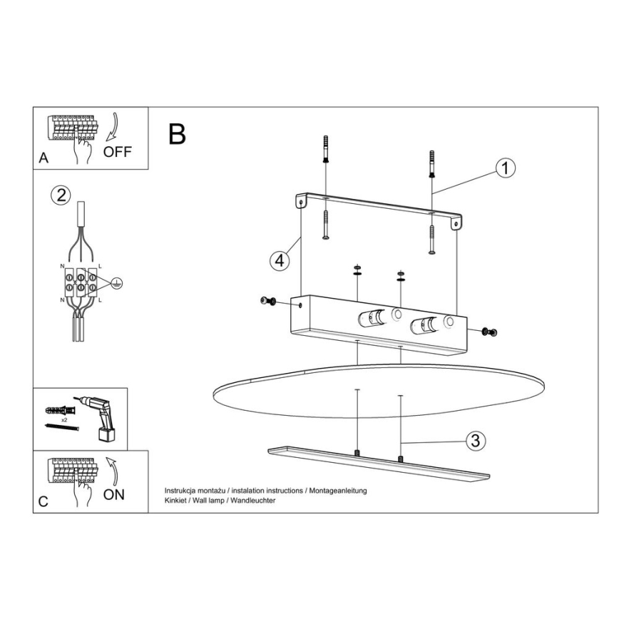 Plafon SALIA 2xG9/40W/230V