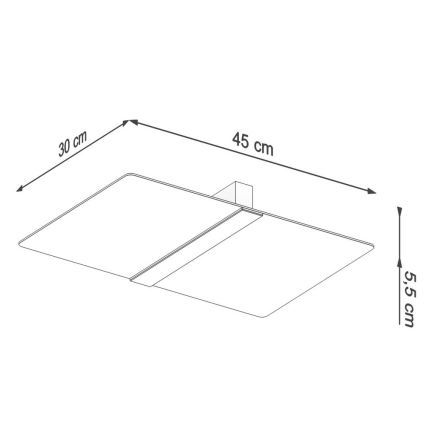 Plafon AZALIA 2xG9/40W/230V