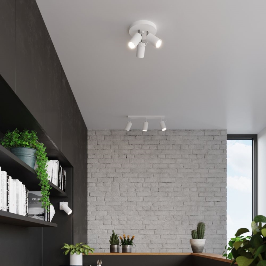 Oświetlenie punktowe RING 3xGU10/10W/230V biały