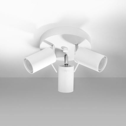 Oświetlenie punktowe RING 3xGU10/10W/230V biały