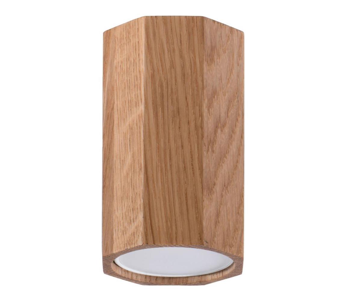 SL.1033 - Oświetlenie punktowe ZEKE 1xGU10/40W/230V 10 cm dąb