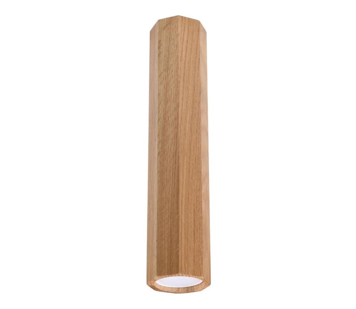 SL.1034 - Oświetlenie punktowe ZEKE 1xGU10/40W/230V 30 cm dąb